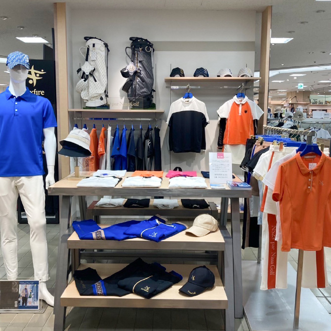 NISSA GOLF伊勢丹浦和店OPEN！<br>暑い秋にもすぐ活躍する快適ウェアが揃いました