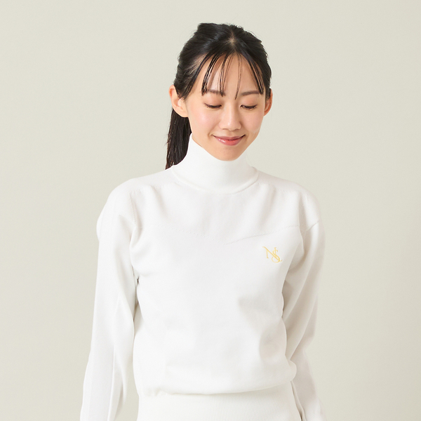 【レディース】ホールガーメント長袖ニットトップス