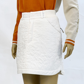 【レディース】ロゴキルティング中綿スカート