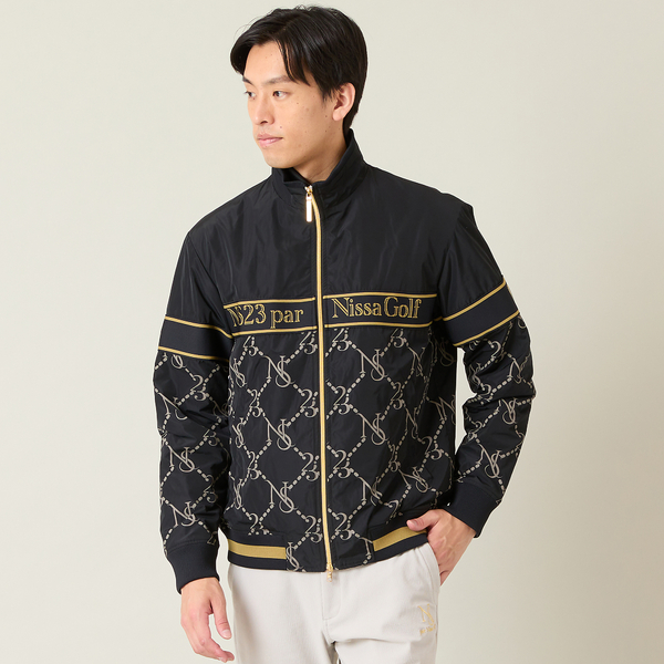【メンズ】モノグラムプリント中綿ブルゾン
