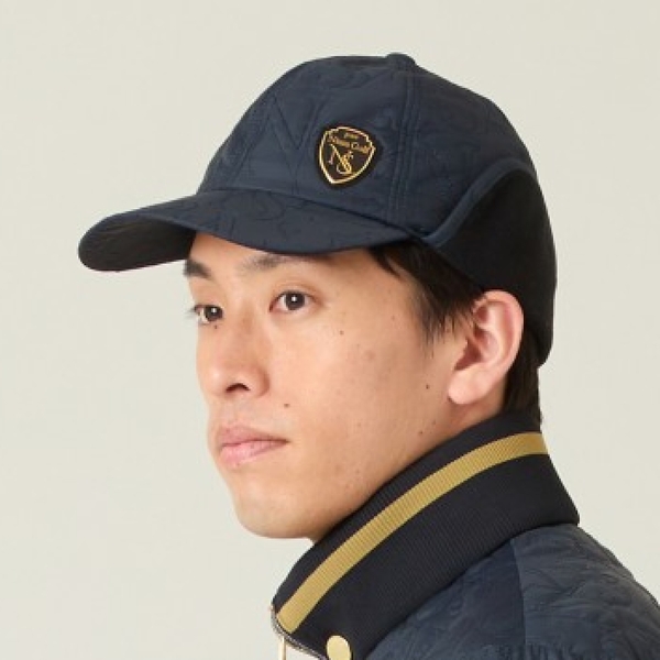 ロゴキルティングフライングキャップ