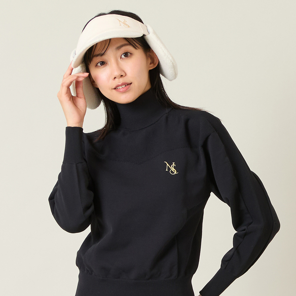 【レディース】ホールガーメント長袖ニットトップス