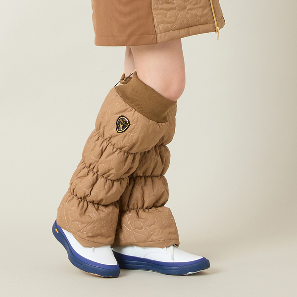 ロゴキルティングレッグウォーマー