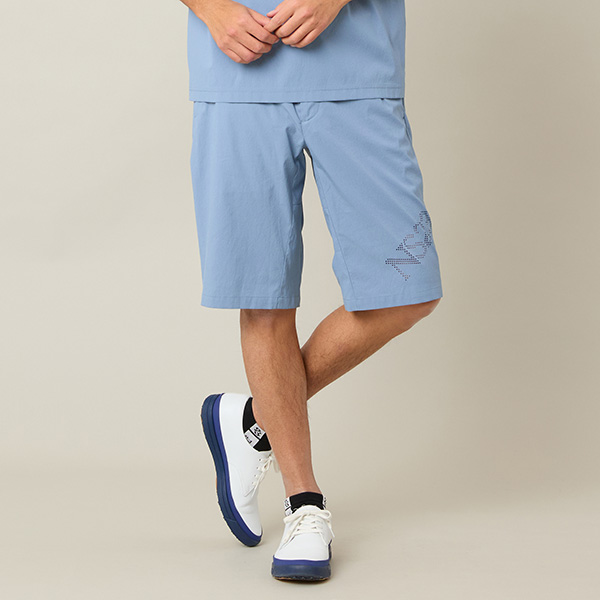 【Men's】【接触冷感／UVカット／撥水】パンチングショートパンツ	