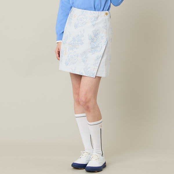 【Women's】【セットアップ可】ミモザジャカードスカート