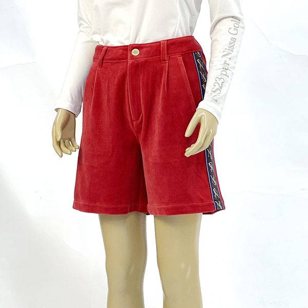 【レディース】ヘビーベロアショートパンツ