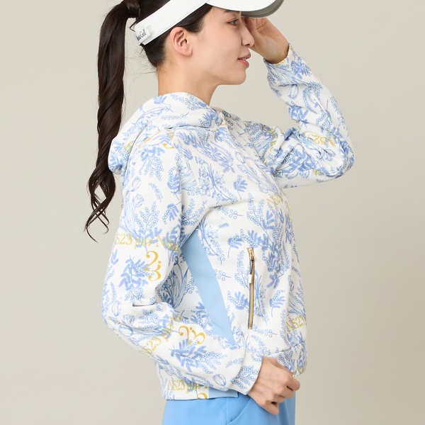 【Women's】【接触冷感／UVカット／吸水速乾】ミモザフーディー