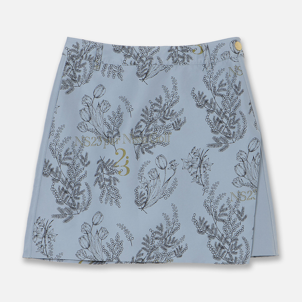 【Women's】【セットアップ可】ミモザジャカードスカート