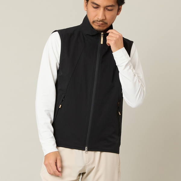 【Men's】バックロゴジップベスト