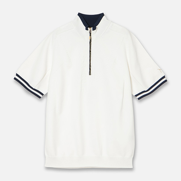 【Men's】ホールガーメントハーフジップ