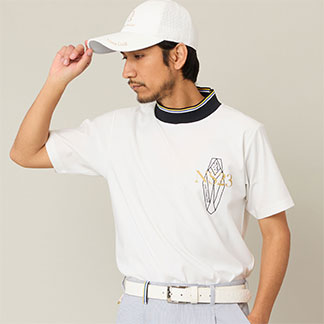 【Men's】マリンモチーフモックネック